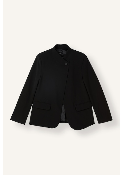 Defacto Oversıze Hakim Yaka Blazer Ceket H1118ax26smbk81 Siyah-bk81