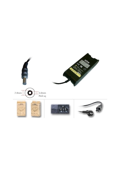 Teknikshop Dell Uyumlu Latitude E5510 E5520 E5520M Şarj Adaptörü 19.5V 4.62A 90W