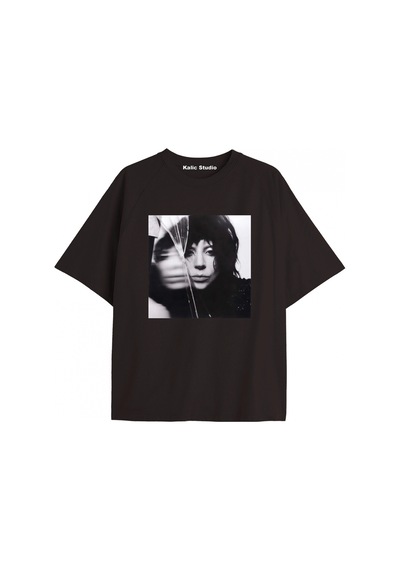 Kalic Studio Lady Gaga Unisex Oversize T-shirt Siyah