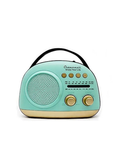 Taşınabilir Bluetooth Retro Radyo Arizona Serisi / Blue