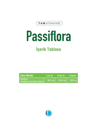 Passıflora 30 Kap Tabvıtamıns