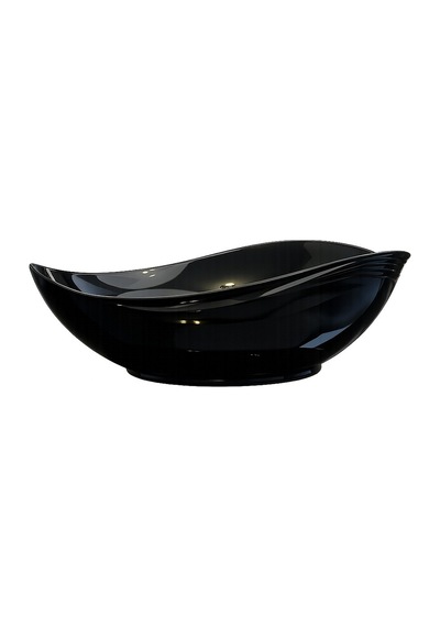 Ey-4830s Parlak Siyah Tezgah Üstü Lavabo