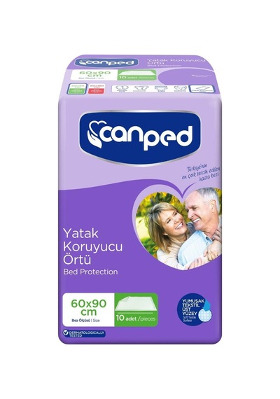 Canped Yatak Koruyucu Örtü 10'lu 60 x 90 CM