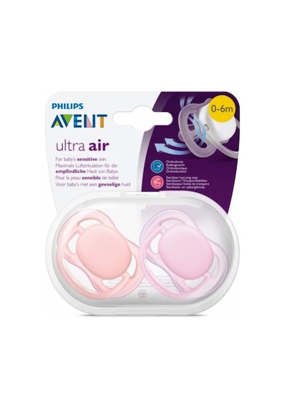 Philips Avent Ultra Air Emzik 0 - 6 Ay Pembe