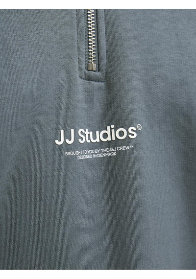 Jack & Jones Jjesoho Sweat Quarter Zıp Hn Noos Stormy Weather Stormy Weather