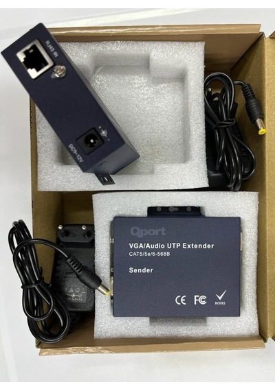 Qport Vga Extender 200 Metre 2 Li