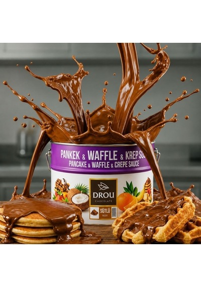 Callei Drou Extra Sütlü Waffle Krep Pankek Sos 10 Kg