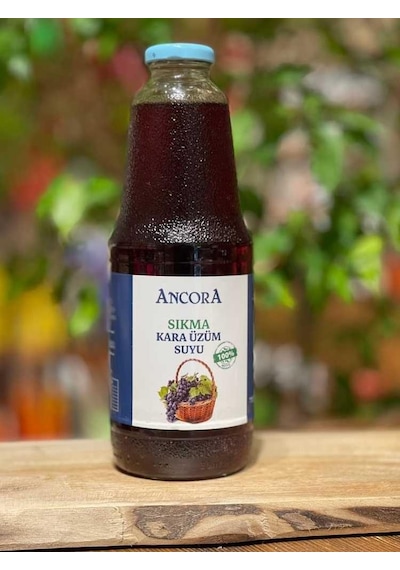 Ancora Sıkma Kara Üzüm Suyu 1 Lt X 6 Adet