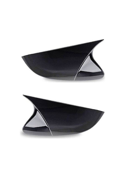 Bmw 5 Serisi F10 2010-2013 Yarasa Ayna Kapağı Parlak Siyah