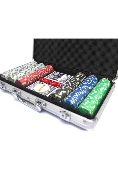 300'Lü Poker Seti Metal Çantalı