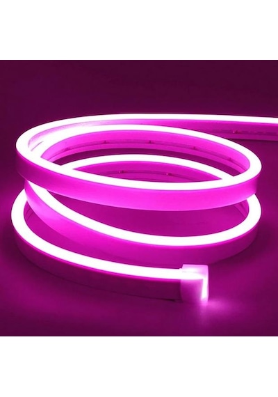 Alles 12v Neon Pembe 5mt / Paket 6x12mm Pembe