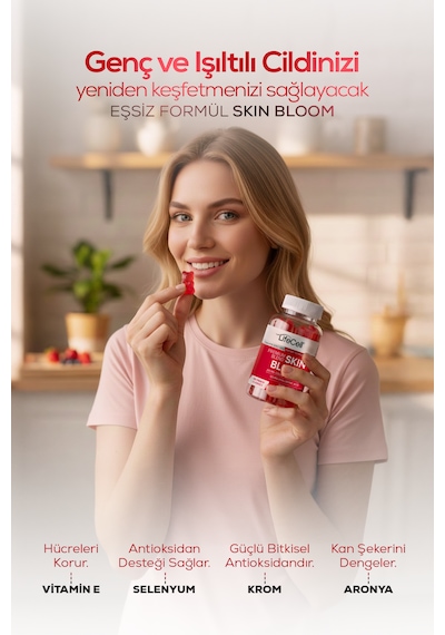 Life Cell Skin Bloom Takviye Edici Gıda 60 Çignenebilir Jel