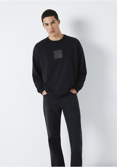 Mavi - Mavi Baskılı Siyah Sweatshirt 0s10530-900 Siyah