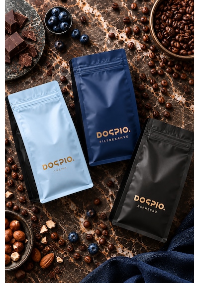 Doppio. 3'lü Tanışma Paketi I Crema + Espresso + Filtre Kahve I Öğütülmüş 3x250gr Filtre Kahve Makinesi