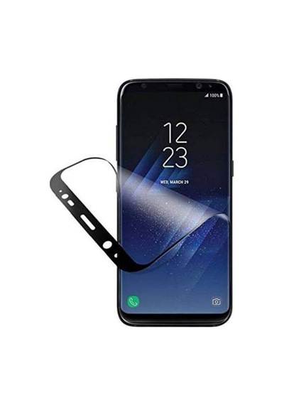Samsung Uyumlu Galaxy S8 Kavisli Kırılmayan Nano Pet Esnek Full Ekran