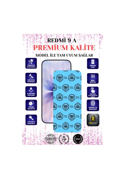 Redmi 9a Uyumlu Nano Esnek Ekran Koruyucu 9h+ Kırılmaz Flexible Nano