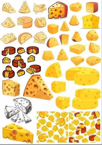 Peynir Sticker Set
