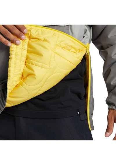 Dc Nexus Reversible Anorak Erkek Siyah Snowboard Ceketi Erkek Snowboard Ceketi Adytj03066