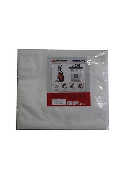Arçelik - Arçelik S 4240 Süpürgeye Uygun Sentetik Toz Torbası beyaz