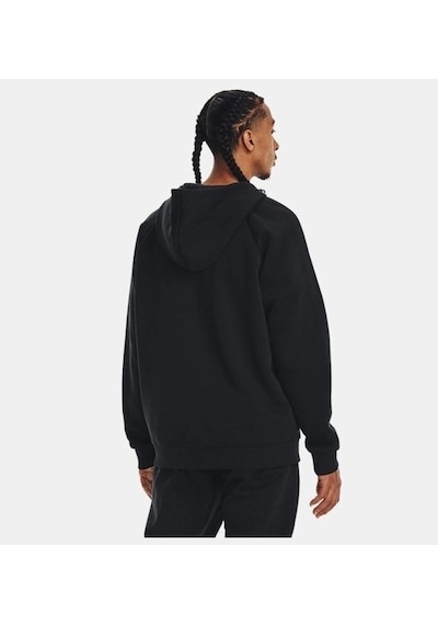 Under Armour Ua Rival Fleece Fz Hoodie Erkek Eşofman Üstü 1379767-001 Siyah