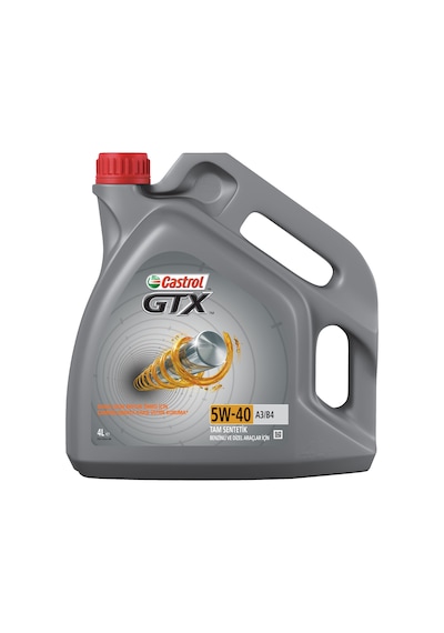 Castrol GTX 5W-40 A3/B4 Tam Sentetik Motor Yağı 4 L