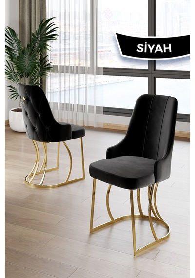 Canisa Epal Serisi 90x168 Lak Panel Siyah Mermer Desen Masa Takımı Gold Ayaklı 6 Siyah Sandalye Masa Siyah Mermer Desen Sandalye Siyah Canisa Epal Serisi 90x168 Lak Panel Siyah Mermer Desen Masa Takımı Gold Ayaklı 6 Siyah Sandalye Masa Siyah Mermer Desen Sandalye Siyah