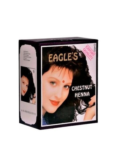 Hubrendy Tedarik Eagle's Orijinal Hint Kınası Saç Boyası Kestane Rengi - Chestnut Henna