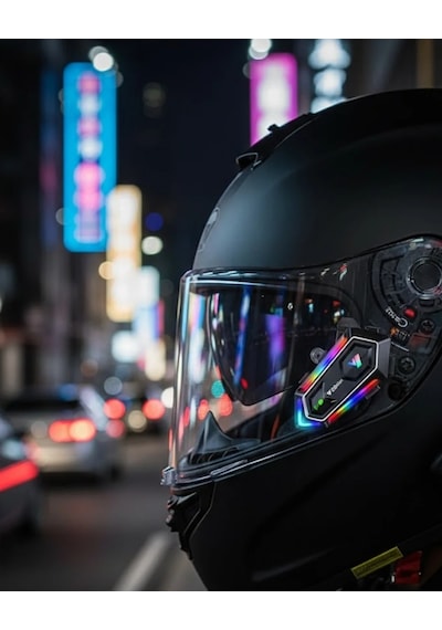 Kablosuz Bluetooth Motosiklet Kask İntercom Ipx6 Su Geçirmez