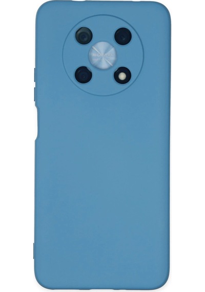 Cosmotex Newface Huawei Nova Y90 Kılıf Nano İçi Kadife Silikon - Mavi