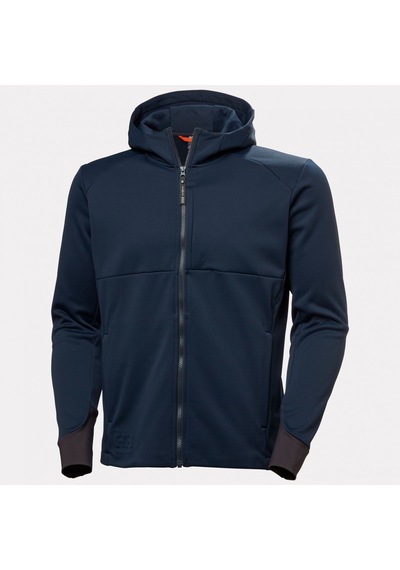 Tech Hooded Midlayer Jacket - Navy - L Lacivert