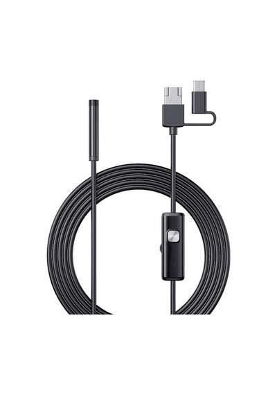 15 Metre Yumuşak Kablo Android Uyumlu 3in1 Endeskop Yılan Kamera 8mm Ledli