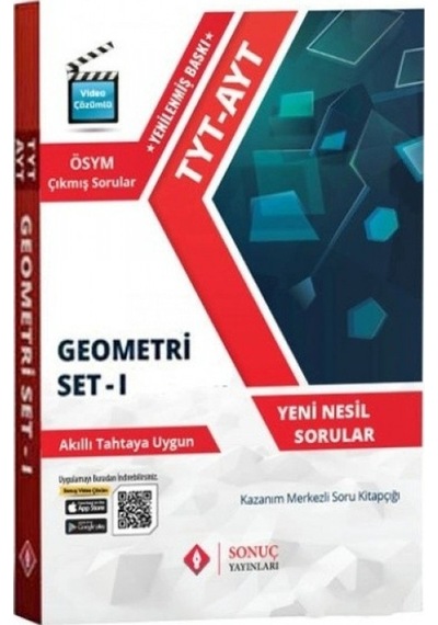 TYT AYT Geometri Set 1 -  Sonuç Yayınları