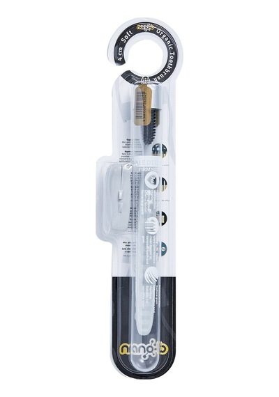 2 Adet Nano-b Organik 4cm Sterıl Bambu Kömürü Diş Fırçası