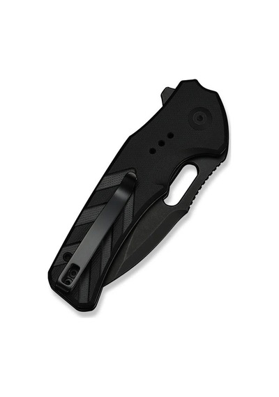 Civivi Vexron Milled Black G10 Handle Black Stonewashed 14c28n Blade Kamp Çakı Siyah