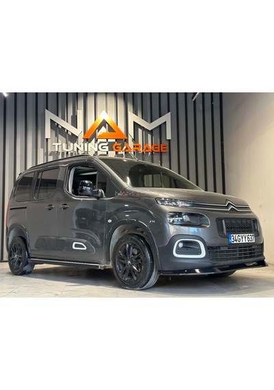 Peugeot Rifter Ön Lip Tampon Eki Parlak Siyah 2019+