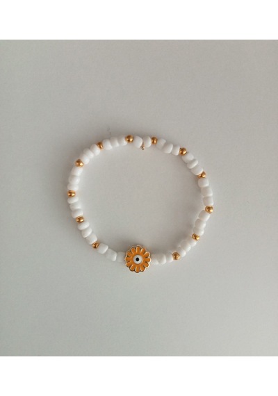 Nle Accessory Güneş Figürlü Bileklik Beyaz
