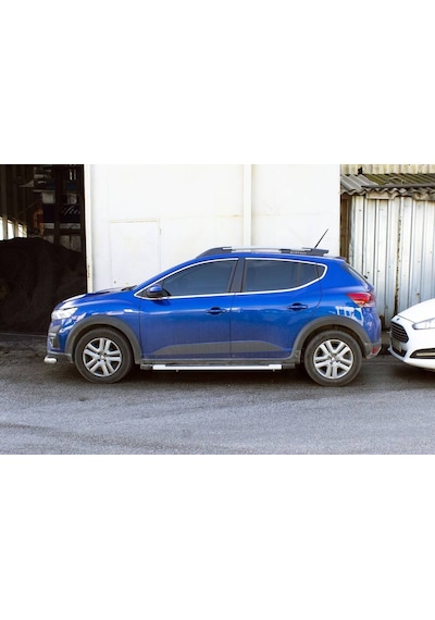 Dacia Sandero 3 Stepway Krom Cam Çerçevesi 14 Parça 2020 ve Sonra