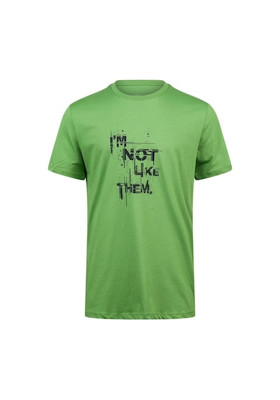2as Alex Baskılı Erkek Sıfır Yaka T-shirt 035 Yeşil