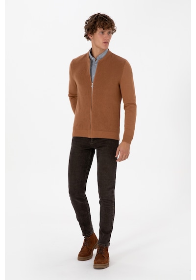 U.s. Polo Assn. Erkek Hırka Triko 50313721-vr233 Bisküvi