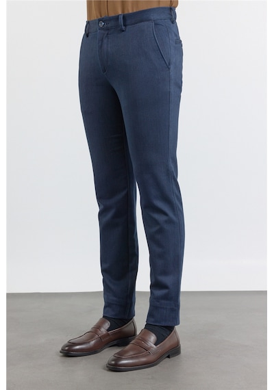 İmza Lacivert Yan Cep Casual Comfort Fit Pamuklu Chino Pantolon 1003255169