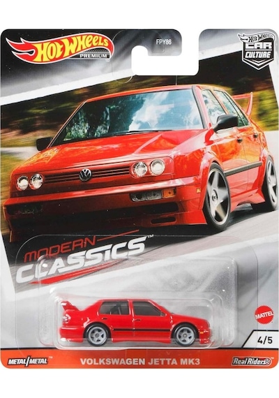 Hot Wheels Premium Car Culture Volkswagen Jetta Mk3 Kırmızı