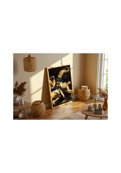 Rönesans Caravaggio Aziz Petrus'un Çarmıha Gerilişi Çerçevesiz Poster 21x30 Cm A4 Tablo Rönesans