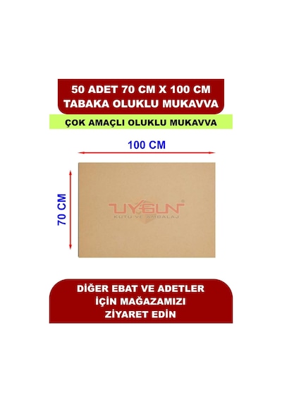 50 Adet 70cm X 100cm Baskısız Tabaka Oluklu Mukavva, Çocuk Etkinlik Kartonu, Maket Kartonu, Kargo Kartonu