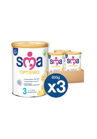 SMA Optipro 3 Probiyotik Devam Sütü 800 G - 3 Adet