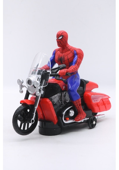 Oyuncak Spiderman Figür ve Motoru Oyuncak Spiderman Motoru
