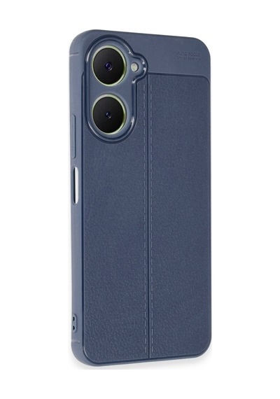 Vivo Y18 Uyumlu Kılıf Auto Focus Kapak - Lacivert