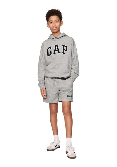Gap V-frch Ft Logo Shorts Erkek Çocuk Sort Gri