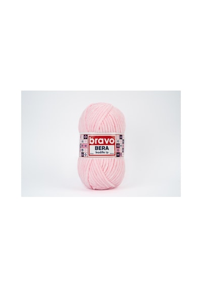 Bera Kadife İplik 100 Gr 120 Metre Renk Kodu: 911 Toz Pembe