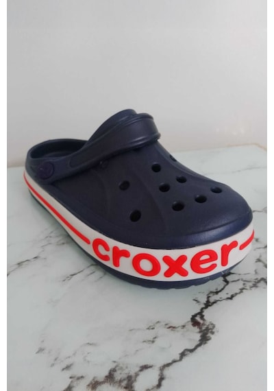 Croxer Lacivert Unisex Ortopedik Doktor Aşçı Hastane Plaj Ve Günlük Ev Terliği