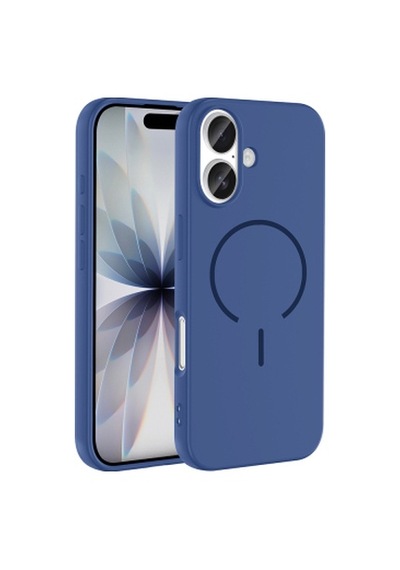 Lexroo İphone 17 Mag Safe Şarj Özellikli Meta Kılıf - Lacivert